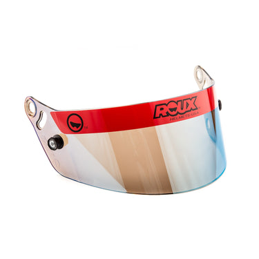 Roux Iridium Blue Shield, Fits Roux R-1 Helmets
